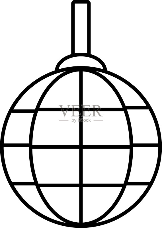迪斯科灯图标图标素材