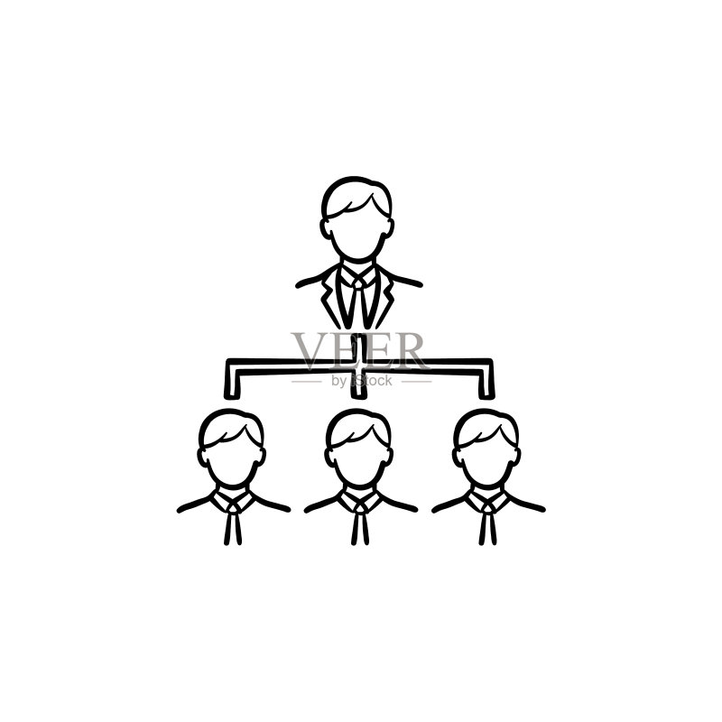 手绘商务会议草图图标图标素材
