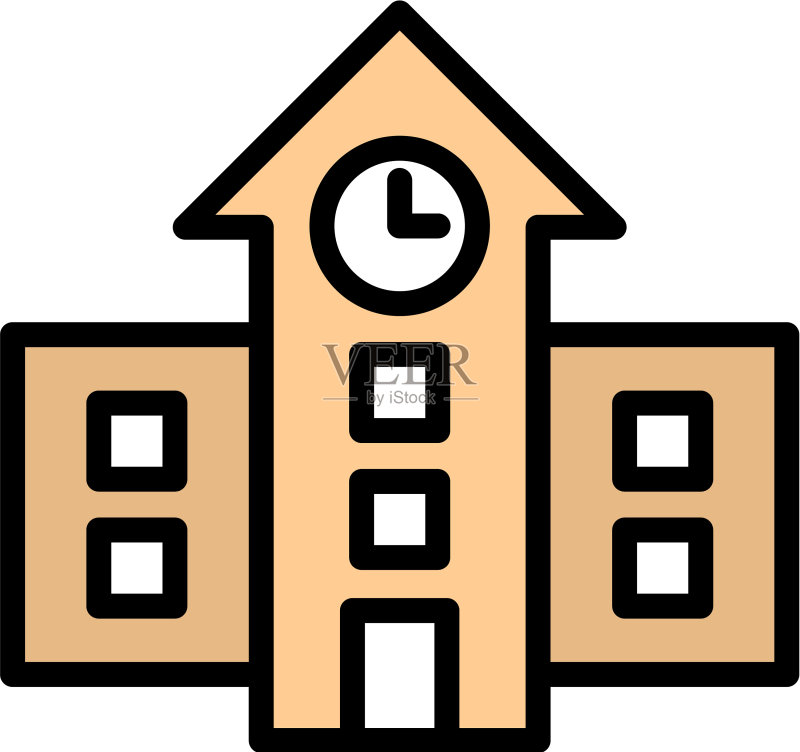 学校的图标图标素材