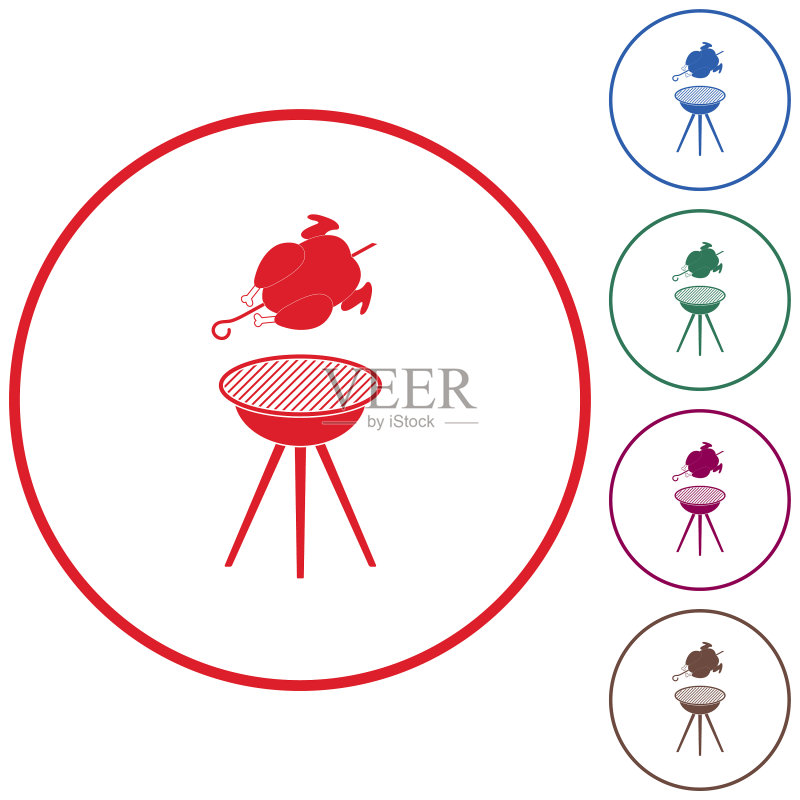 烤鸡图标图标素材