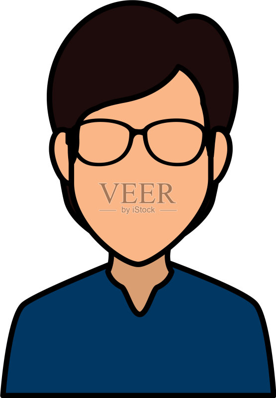 年轻人头像角色图标素材
