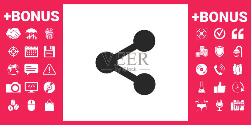 分享图标符号图标素材