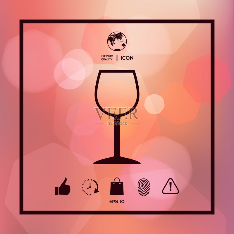 酒杯符号图标图标素材