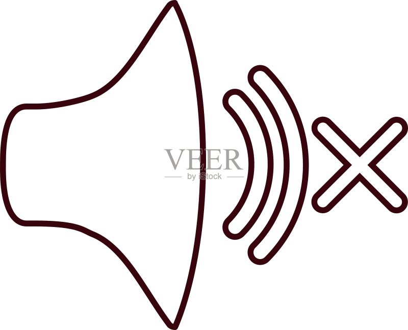 音量音效设计图标素材
