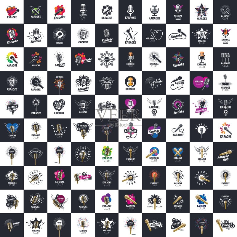 标志卡拉ok图标素材