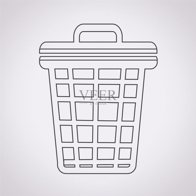 垃圾箱图标图标素材