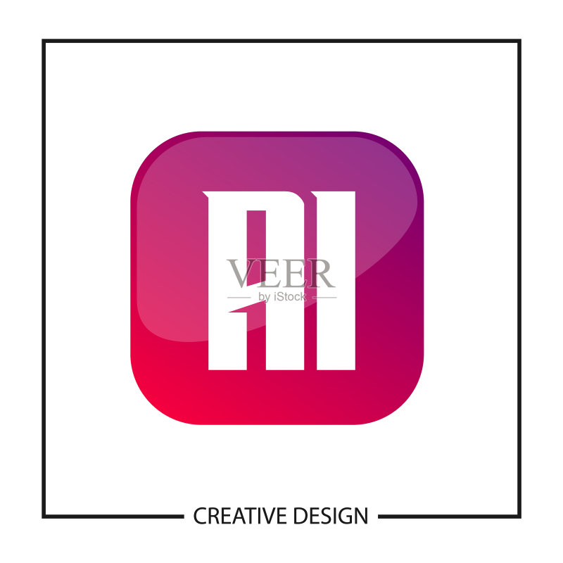 字母AI logo模板设计图标素材