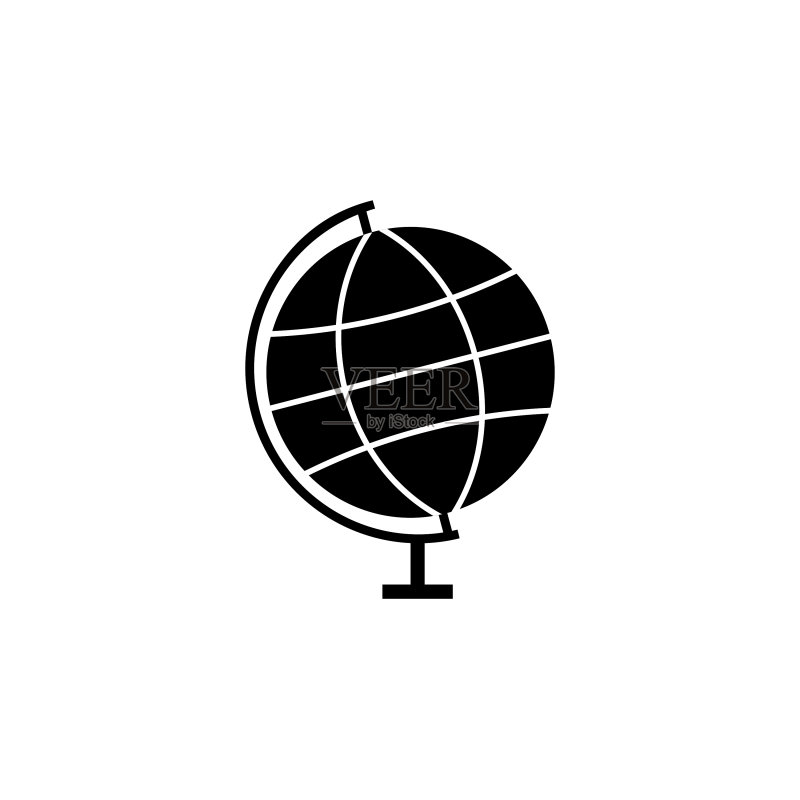 地球仪实体图标学校教育元素图标素材