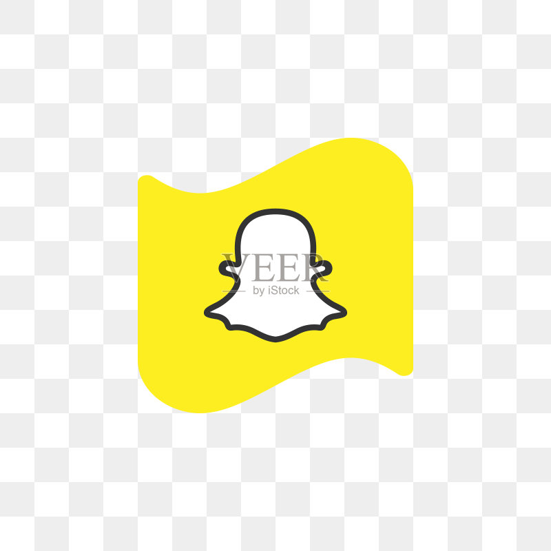Snapchat社交媒体图标设计模板图标素材