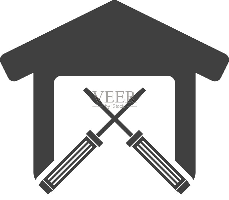 工具房维修设计图标素材
