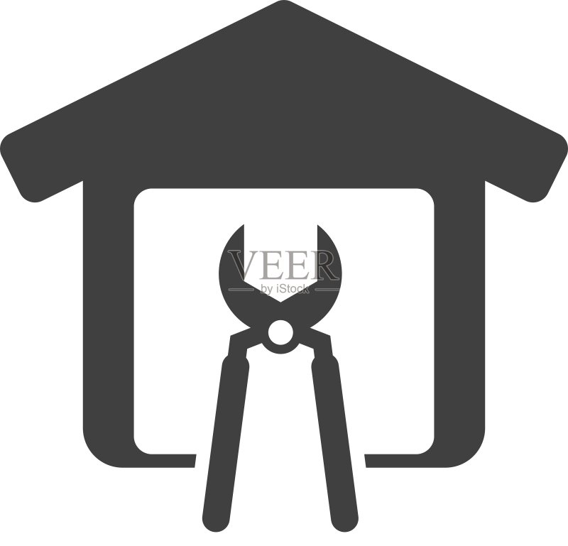 工具房维修设计图标素材