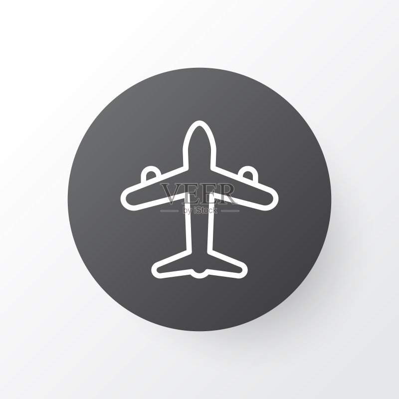 优质航空运输图标符号图标素材