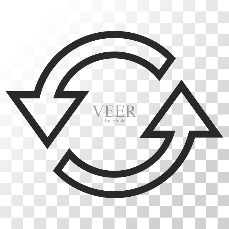 同步箭头图标图标素材