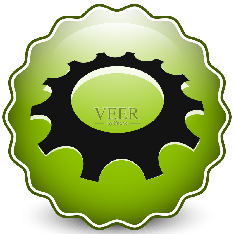 用于维修开发的齿轮图标图标素材