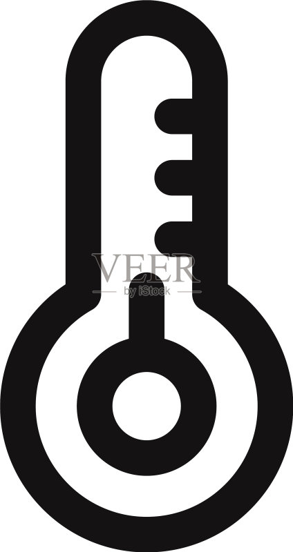温度计图标:天气温度符号图标素材