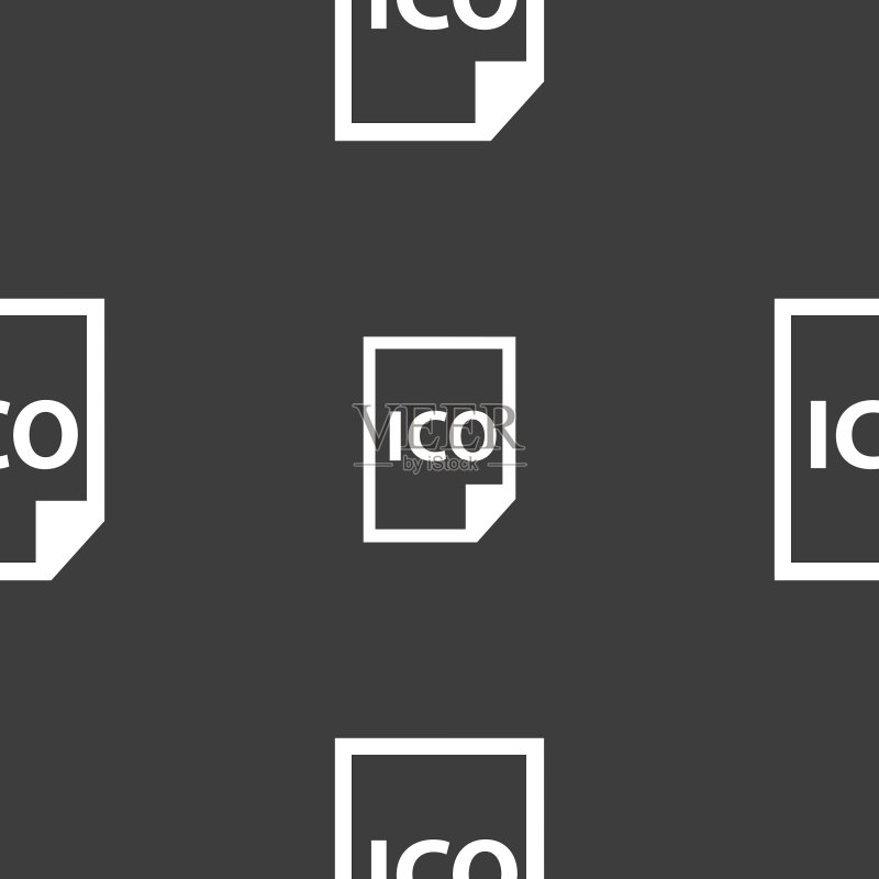 文件ICO图标灰色无缝图案图标素材