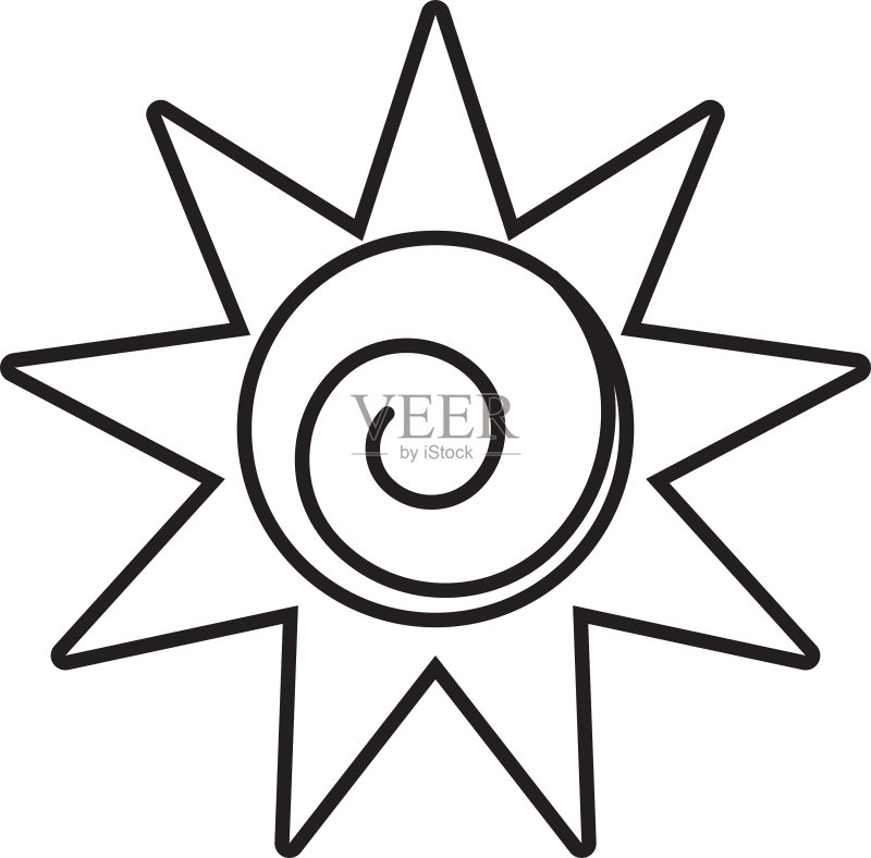 太阳气候图标图标素材