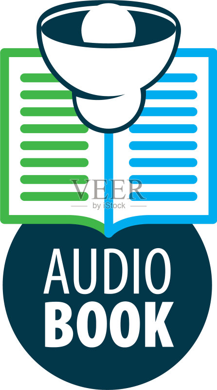 有声读物Logo模板图标素材