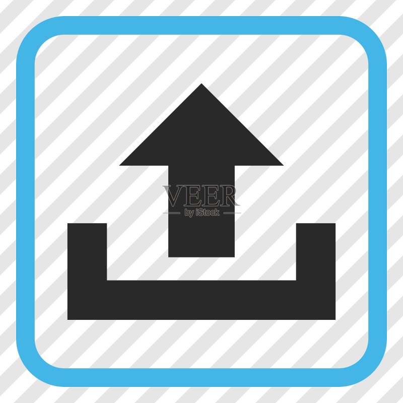 图框中的上传图标图标素材