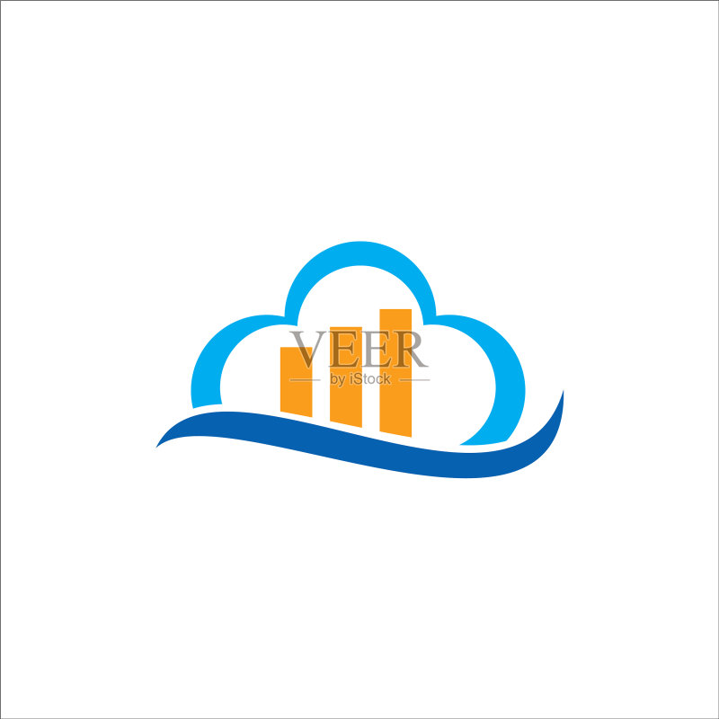 云商业数据logo图标素材