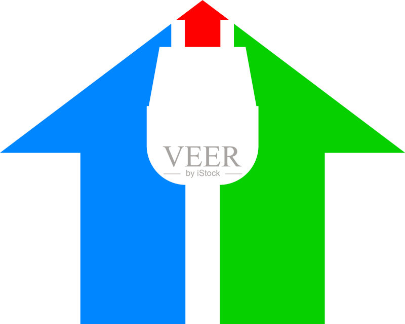 电力房屋标志图标素材