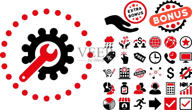 带奖励的定制扁平图标图标素材