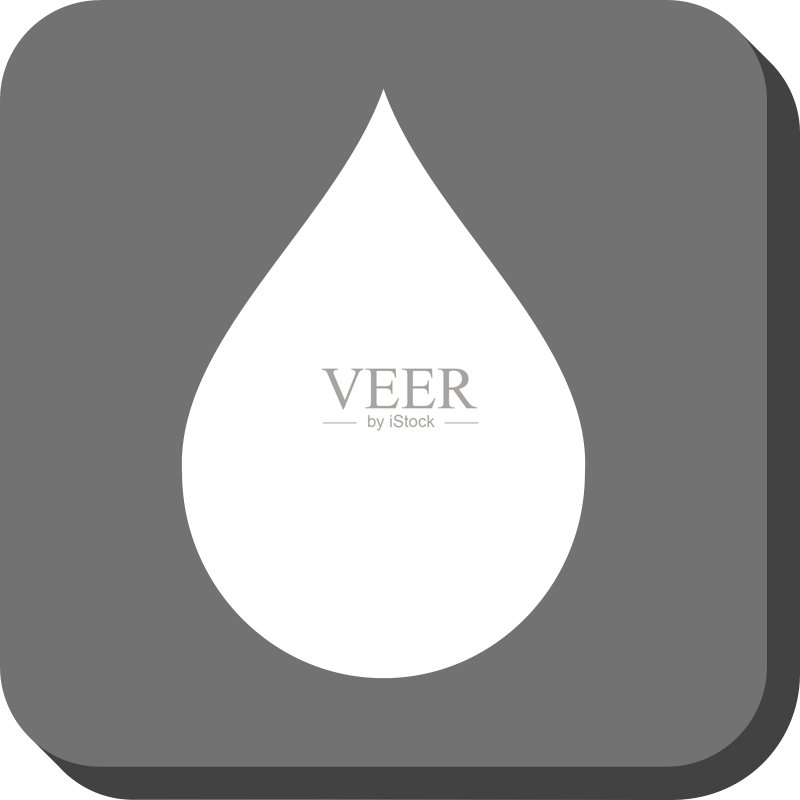 水滴状圆角方形图标图标素材