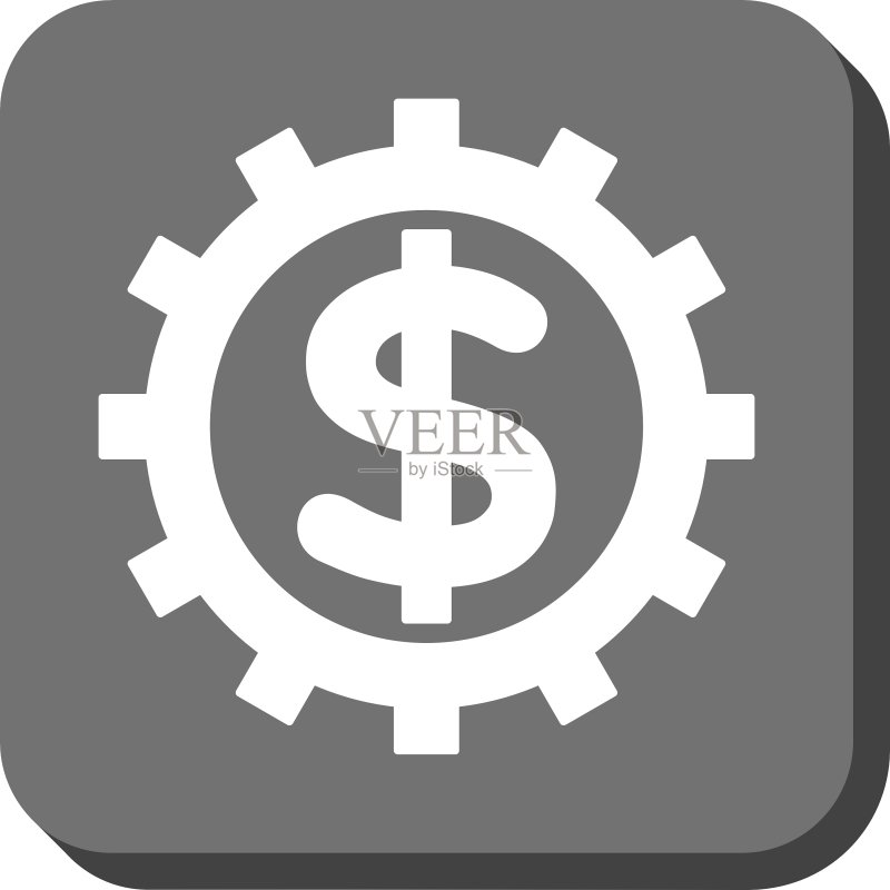 金融行业圆角方形图标图标素材