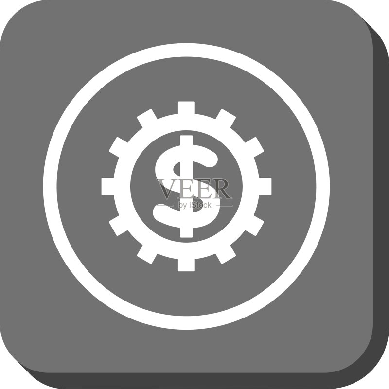 金融行业圆角方形图标图标素材