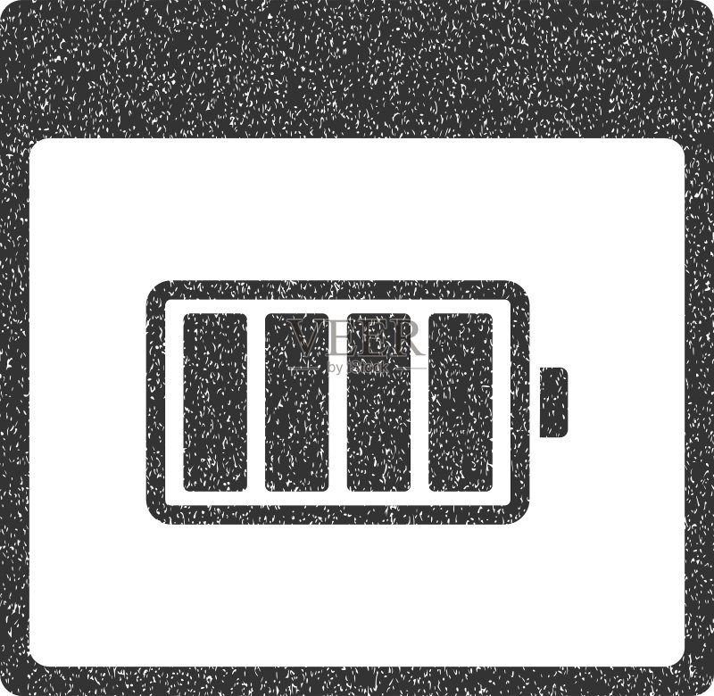 颗粒纹理电池日历页图标图标素材