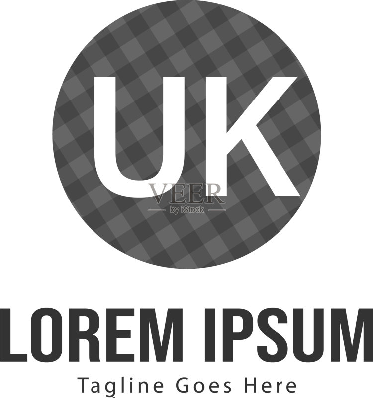 英国字母logo创意现代设计图标素材