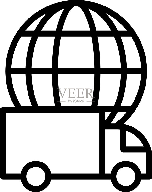 全球配送图标图标素材