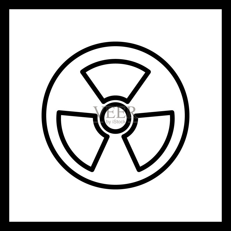 放射性道路标志图标图标素材