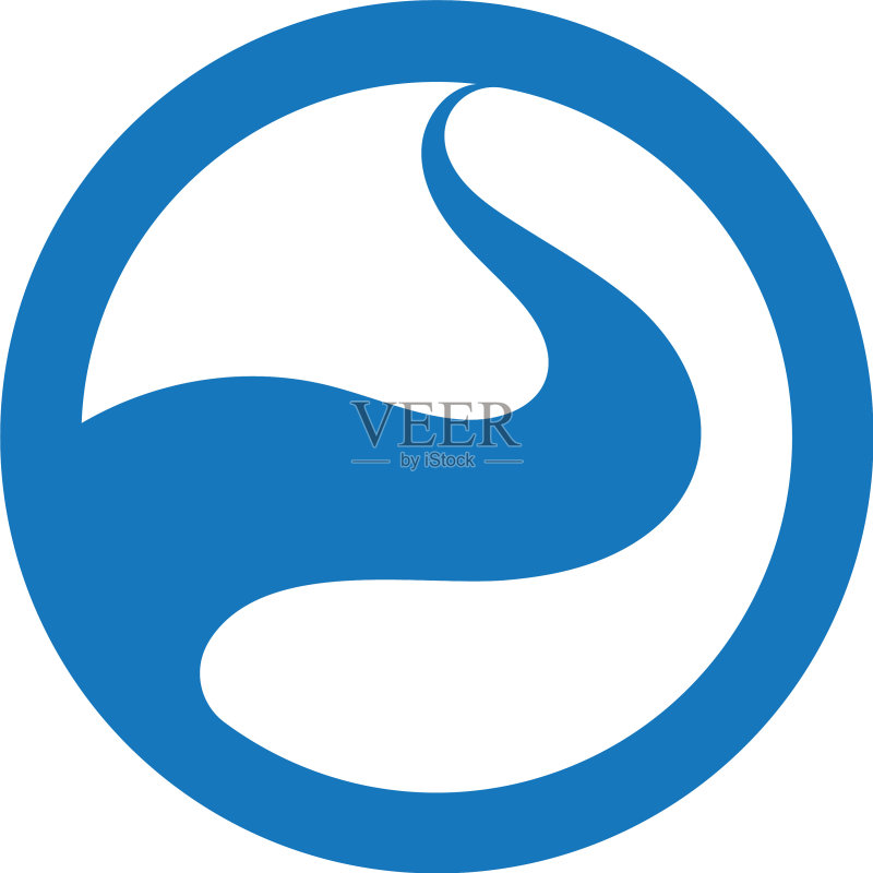 河流图标图标素材