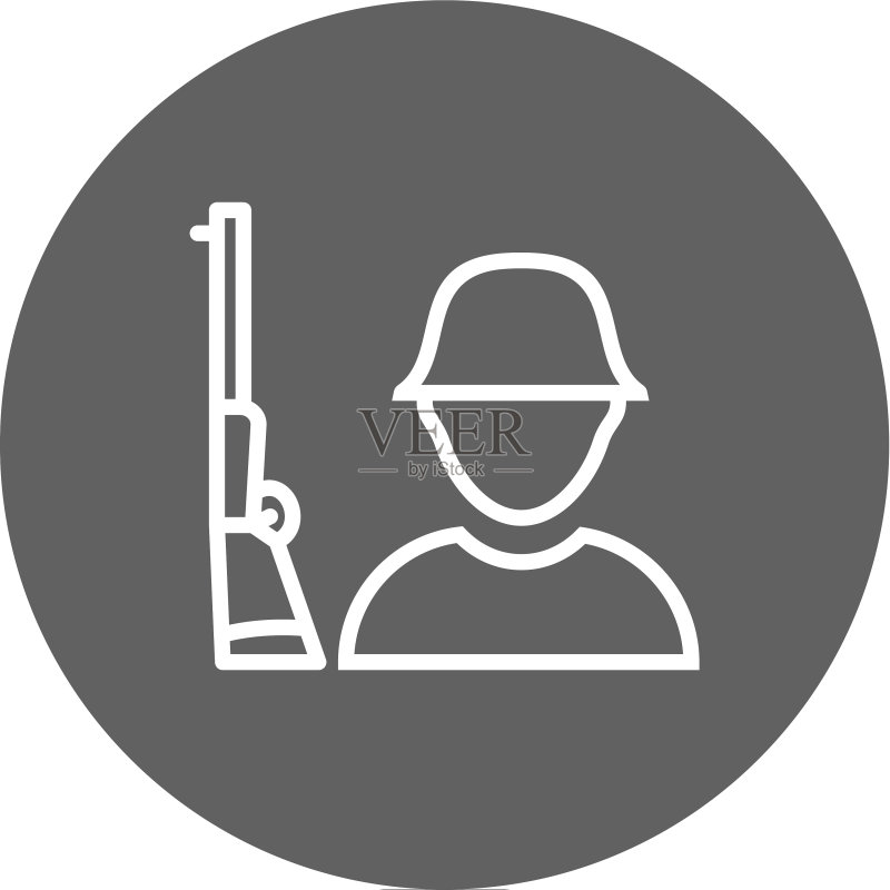 士兵图标图标素材