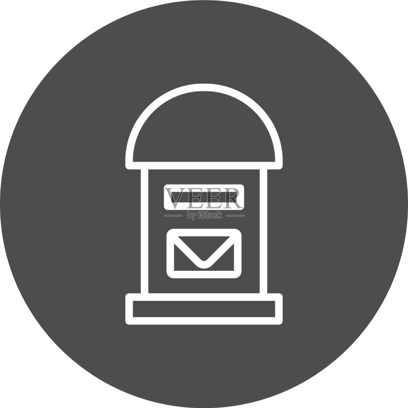 邮筒图标图标素材