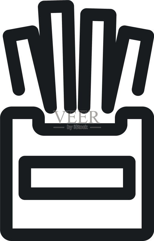 炸薯条图标设计图标素材