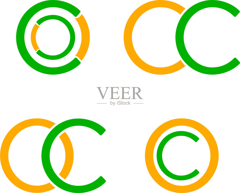 OC字母logo设计模板图标素材