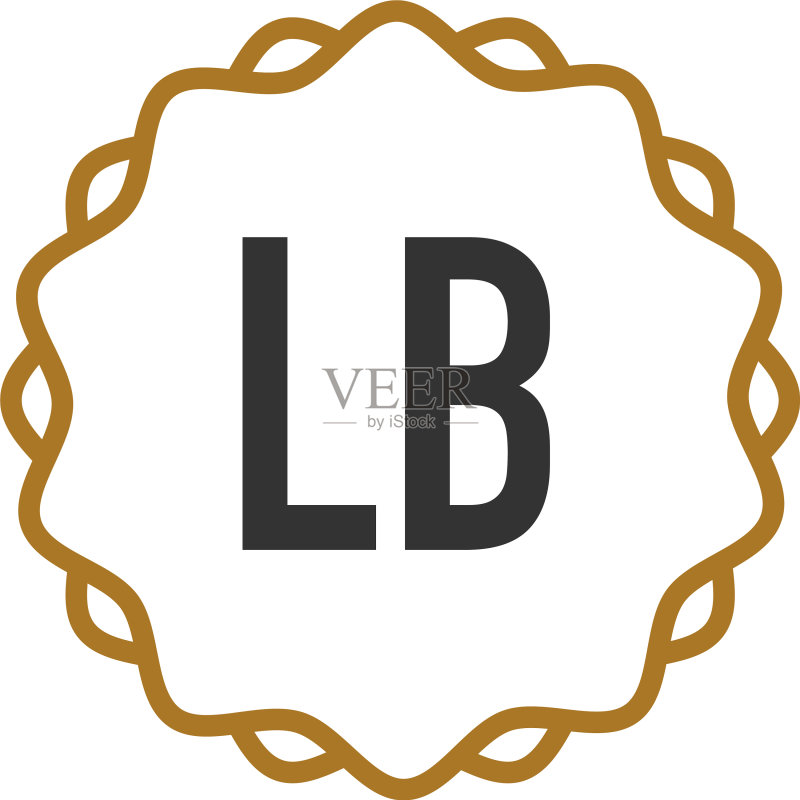 字母LB优雅创意logo图标素材