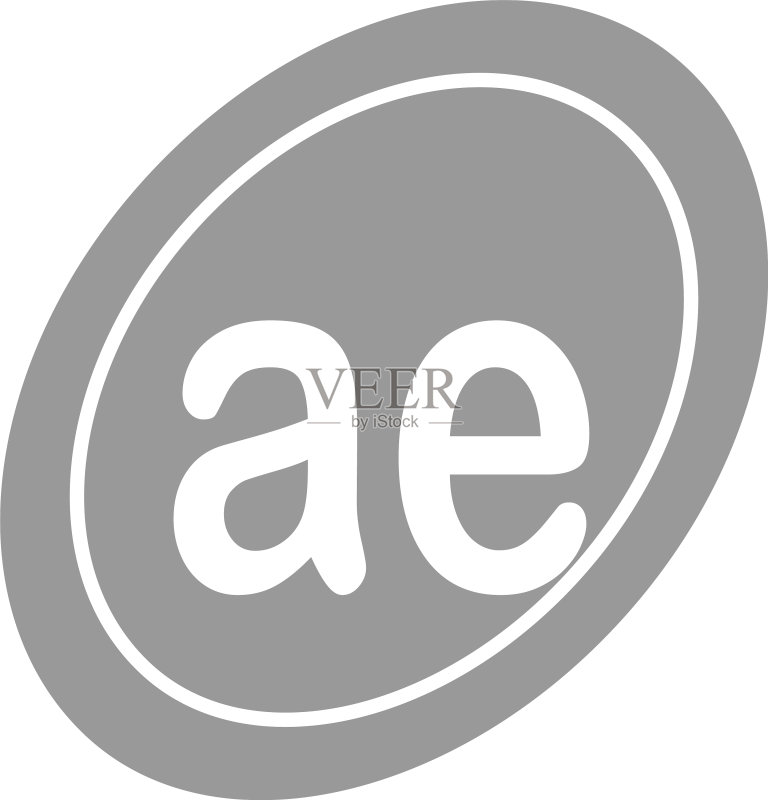 首字母标志AE模板设计图标素材