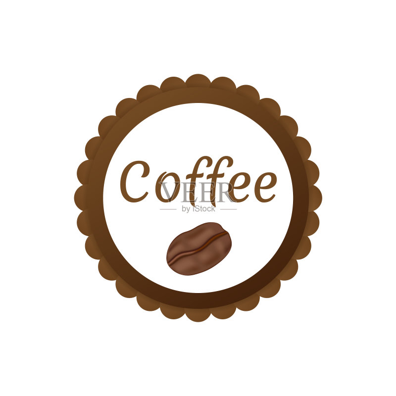 咖啡标签徽章图标印章Logo素材图标素材