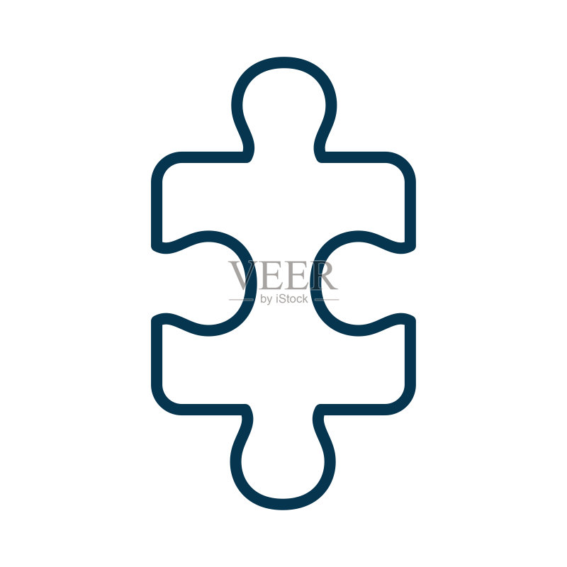 拼图矢量设计模板图标素材