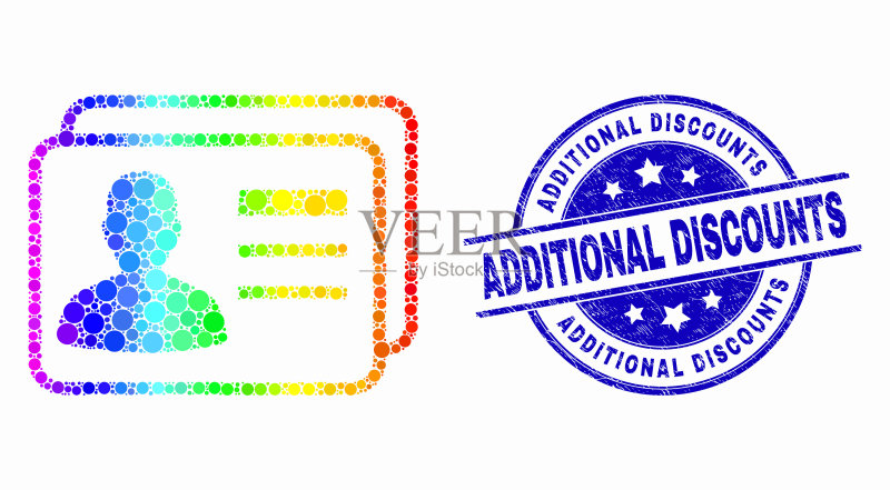 彩色像素用户卡片图标图标素材