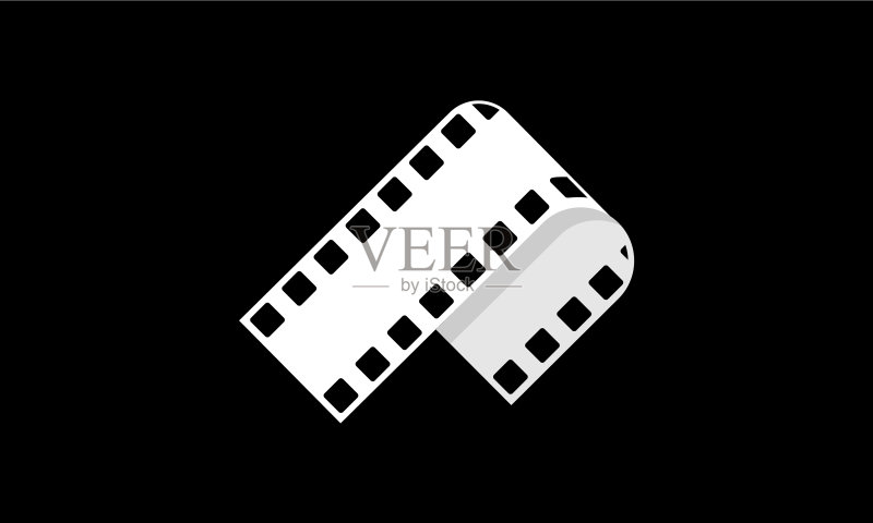 电影胶片电影院logo设计图标素材