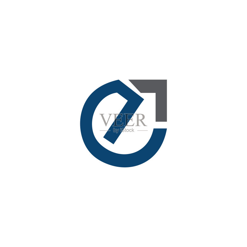 字母EI或IE的logo设计模板图标素材