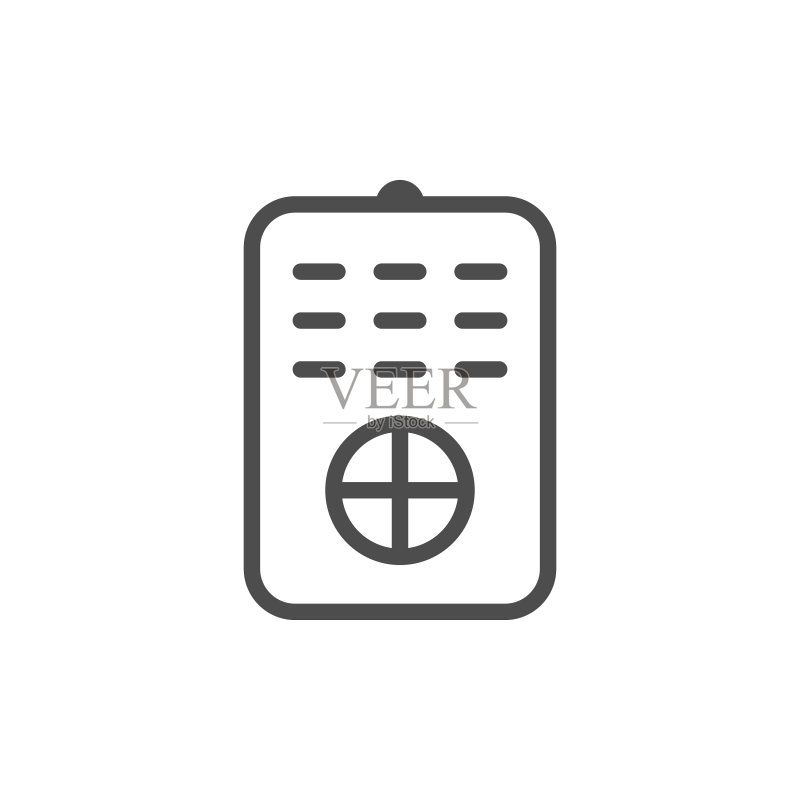 遥控器线条轮廓图标图标素材