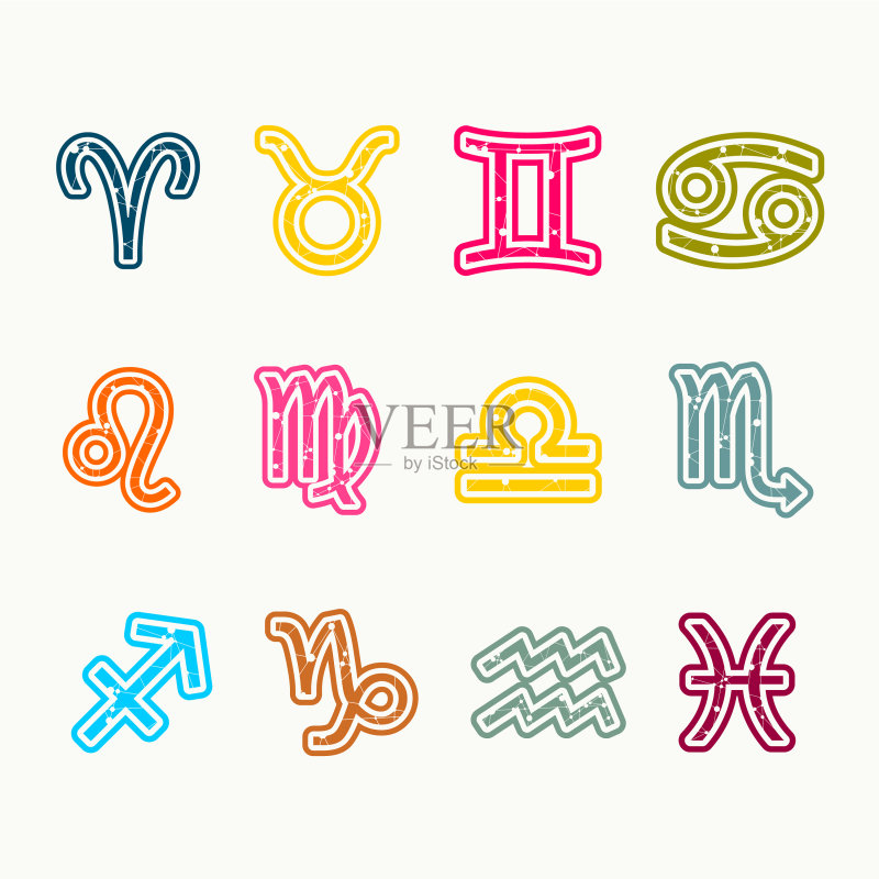 星座符号图标图标素材