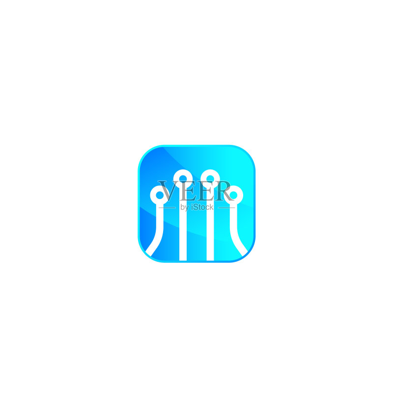 光纤技术logo图标素材