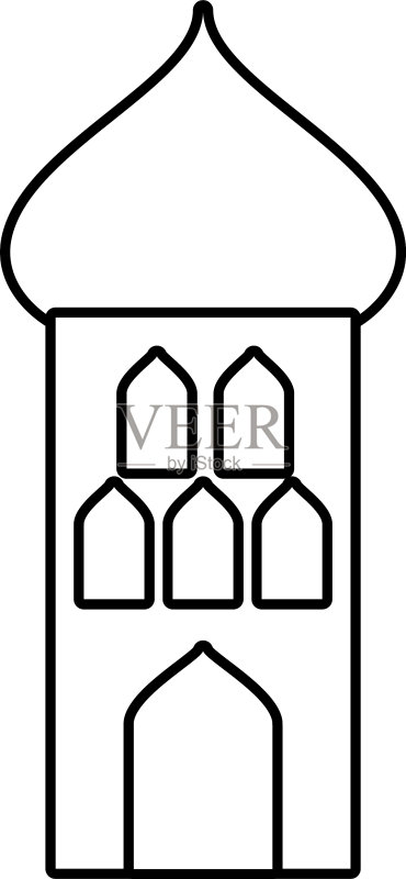 饲料槽房屋建筑独立图标图标素材