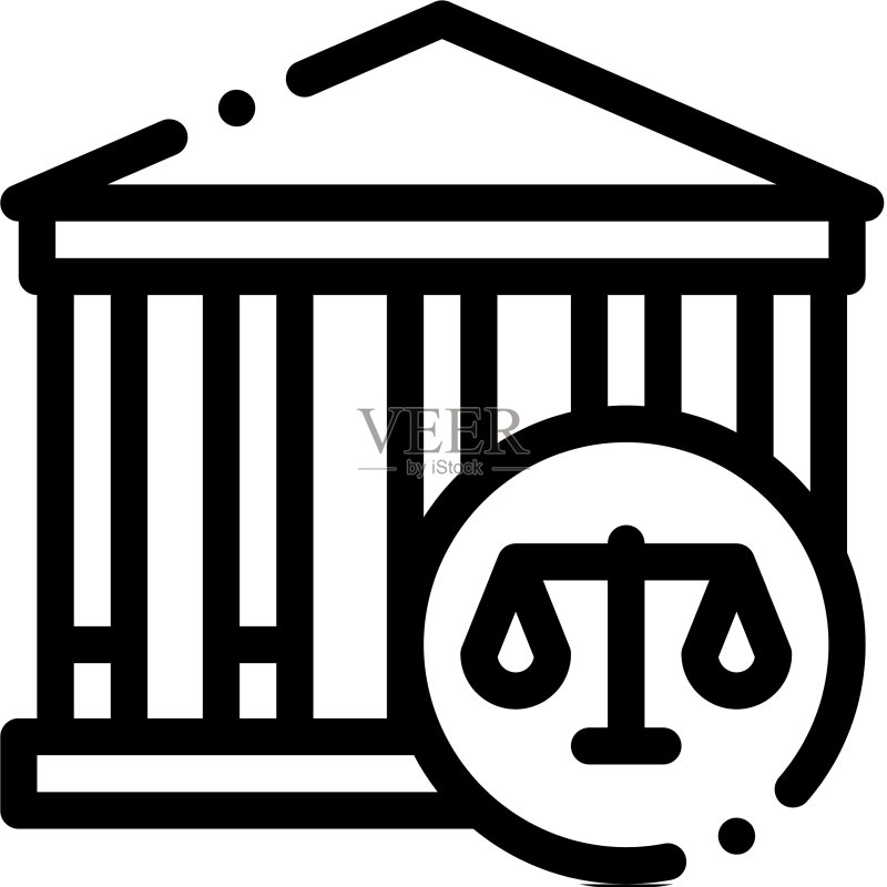 法院法律和判决图标图标素材
